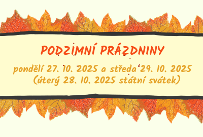 PODZIMNÍ PRÁZDNINY