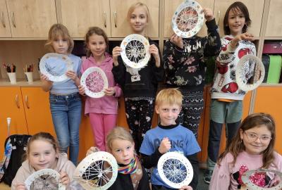 Halloweenské pavučiny