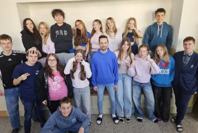 FOTO: Den v modré či růžové v 9.B