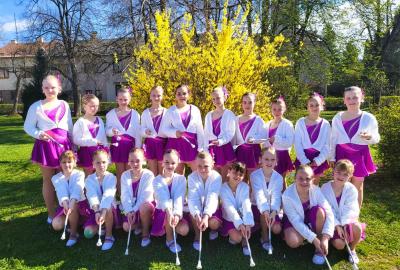 Mažoretky Bublinky zazářily na Lomnickém jaru